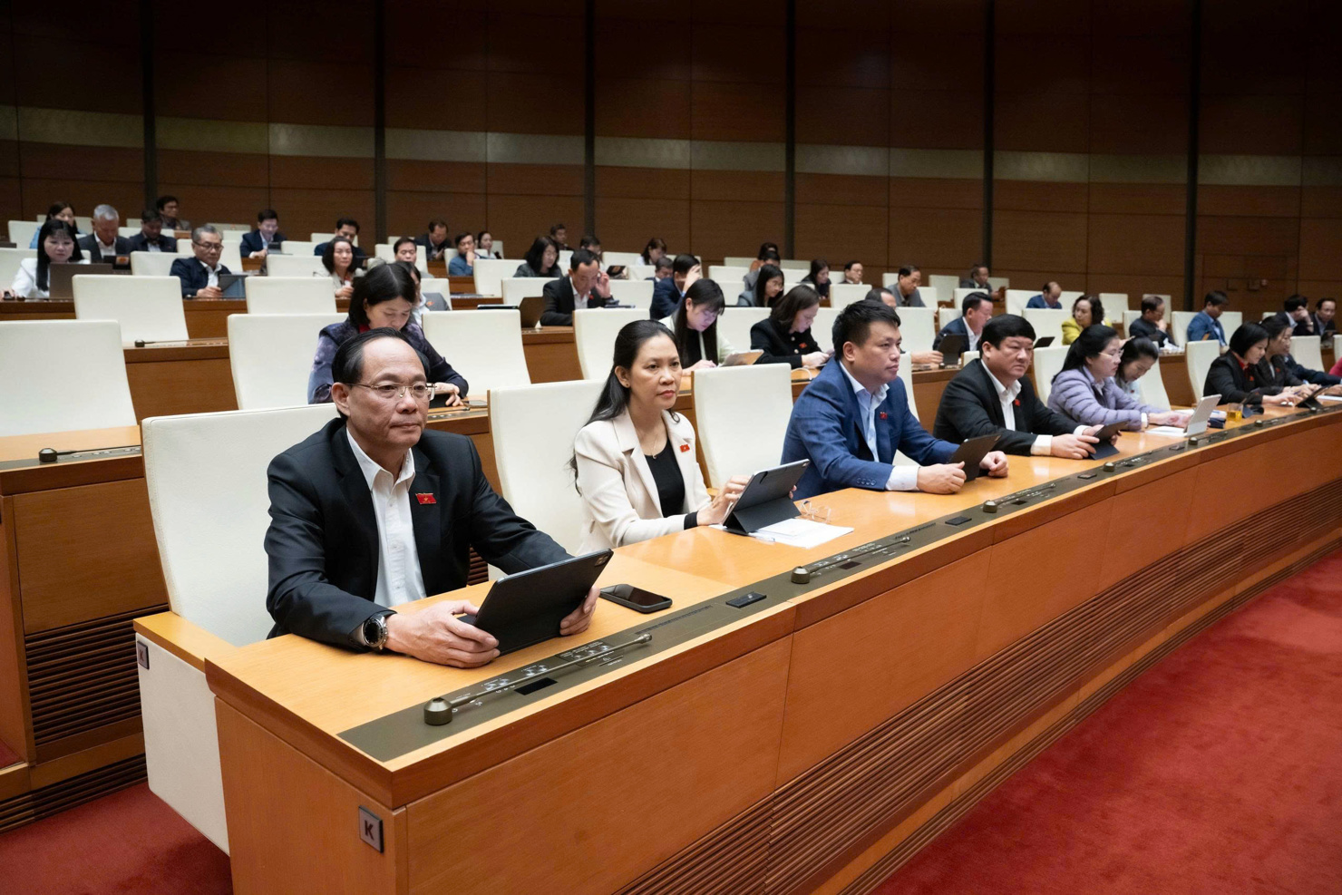 Các đại biểu tại phiên họp.