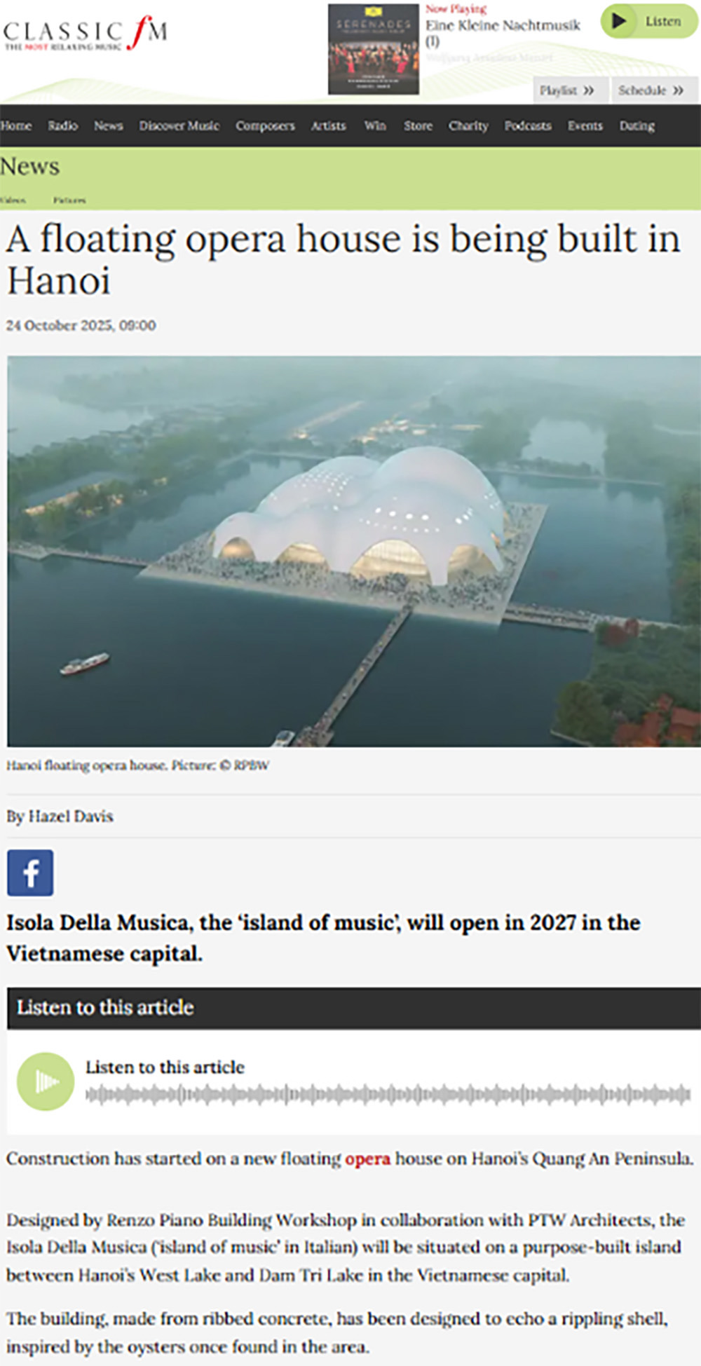 Nhà hát Opera Hà Nội nhận được rất nhiều sự chú ý từ truyền thông quốc tế