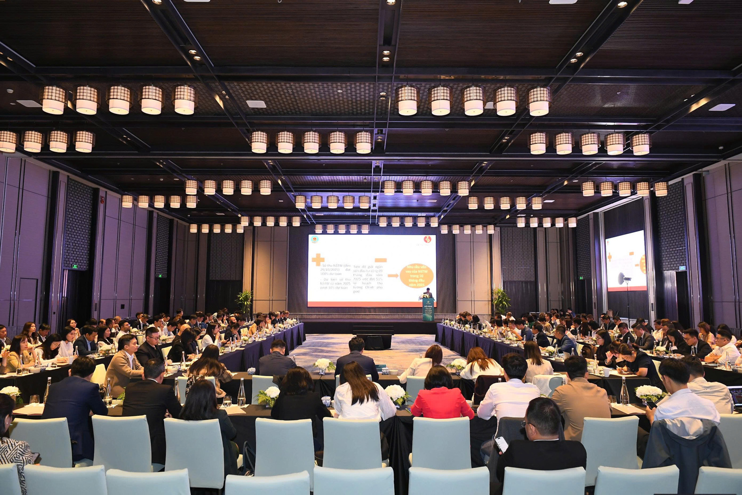 Toàn cảnh Hội nghị Tổng kết hoạt động thị trường trái phiếu năm 2025 do HNX tổ chức ngày 6/11. 