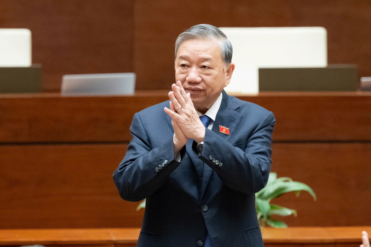 Tổng Bí thư Tô Lâm tham dự hội nghị. 