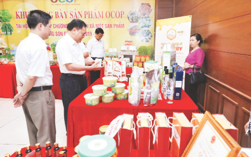 Các sản phẩm OCOP của tỉnh Lạng Sơn.