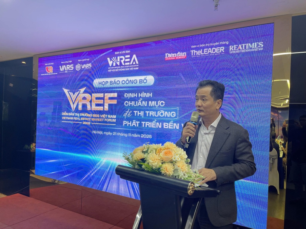 TS Nguyễn Văn Đính, Chủ tịch Hội Môi giới Bất động sản Việt Nam.