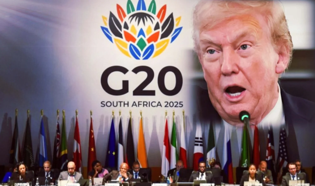 Tổng thống Donald Trump không chỉ từ chối tham dự Hội nghị Thượng đỉnh G20 mà còn kêu gọi các nước khác không ký văn kiện chung. Ảnh: Nowinas.