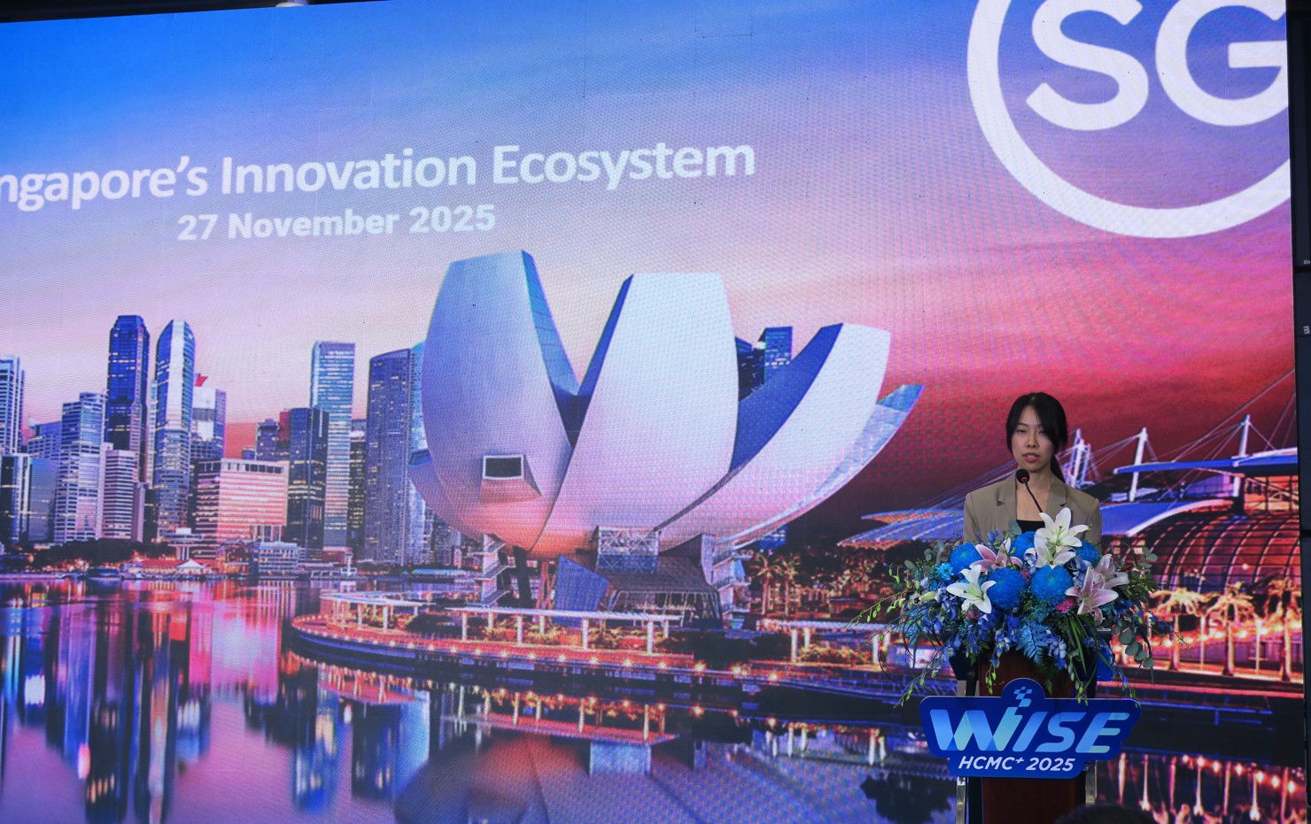 Bà Jade Koh, Giám đốc khu vực Thái Lan và Việt Nam của Hội đồng Phát triển Kinh tế Singapore (EDB). Ảnh: Đức Mỹ