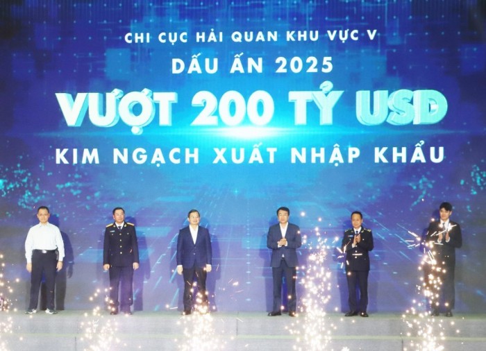 VIDEO: Hải quan khu vực V công bố quy mô kim ngạch vượt 200 tỷ USD